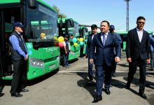 Photo of ТҮРКІСТАНДА ҚОҒАМДЫҚ КӨЛІКТЕР ЖАҢА АВТОБУСТАРМЕН ТОЛЫҚТЫ