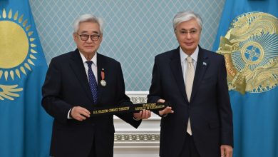 Photo of ҚАСЫМ-ЖОМАРТ ТОҚАЕВ ӘЛЕМДІК ТАЕКВОНДО ФЕДЕРАЦИЯСЫНЫҢ ПРЕЗИДЕНТІН ҚАБЫЛДАДЫ