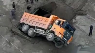 Photo of ЖҮК КӨЛІГІ “АСФАЛТЬТЫҢ АСТЫНА” БАТЫП КЕТТІ