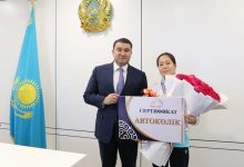 Photo of ТҮРКІСТАН ОБЛЫСЫНДА ӘЛЕМ ЧЕМПИОНЫ ШҰҒЫЛА ӨМІРБЕККЕ «ТЕМІР ТҰЛПАР» ТАПСЫРЫЛДЫ