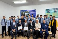 Photo of ҚҰРМЕТ ПЕН ҚАҒАРМАНДЫҚ – ҰРПАҚТАР САБАҚТАСТЫҒЫ: КЕНТАУДА ПОЛИЦИЯ АРДАГЕРЛЕРІ МЕН КАДЕТТЕРДІҢ ТАҒЫЛЫМДЫ КЕЗДЕСУІ