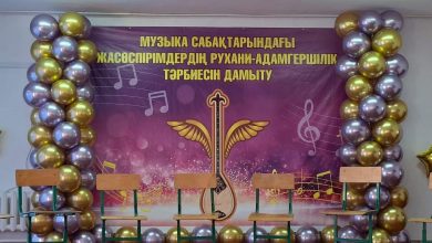 Photo of ОРДАБАСЫ АУДАНЫНДА МУЗЫКАЛЫҚ ТӘРБИЕНІҢ РӨЛІ АРТЫП, ЖАСӨСПІРІМДЕРДІҢ РУХАНИ ҚҰНДЫЛЫҚТАРЫН ДАМЫТУҒА БАҒЫТТАЛҒАН ЖОБАЛАР ЖАНДАНУДА
