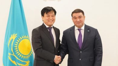 Photo of НҰРАЛХАН КӨШЕРОВ КОРЕЯЛЫҚ ИНВЕСТОРМЕН КЕЗДЕСІП, СТРАТЕГИЯЛЫҚ ӘРІПТЕСТІКТІ ТЕРЕҢДЕТУ МӘСЕЛЕЛЕРІН ТАЛҚЫЛАДЫ