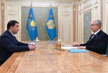 Photo of ҚАСЫМ-ЖОМАРТ ТОҚАЕВ ТҮРКІСТАН ОБЛЫСЫНЫҢ ӘКІМІ НҰРАЛХАН КӨШЕРОВТІ ҚАБЫЛДАДЫ
