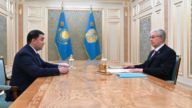 Photo of ҚАСЫМ-ЖОМАРТ ТОҚАЕВ ТҮРКІСТАН ОБЛЫСЫНЫҢ ӘКІМІ НҰРАЛХАН КӨШЕРОВТІ ҚАБЫЛДАДЫ
