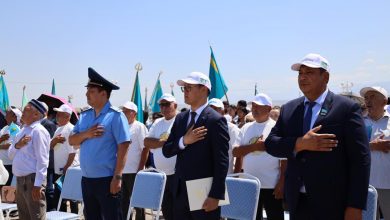 Photo of МЕМЛЕКЕТТІК РӘМІЗДЕР КҮНІНЕ ОРАЙ ІС-ШАРА ӨТТІ