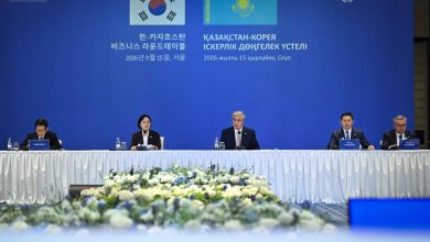 Photo of МЕМЛЕКЕТ БАСШЫСЫ ҚАЗАҚ-КОРЕЙ ДӨҢГЕЛЕК ҮСТЕЛІНДЕ СӨЗ СӨЙЛЕДІ
